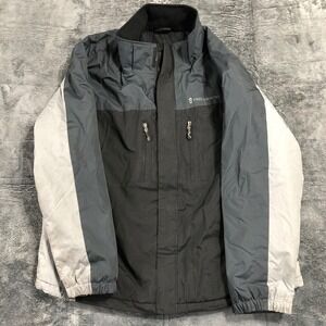 Free‎ Country Mens XXL Colorblock Puffer Winter Jacket Grey Black FC-7 F22